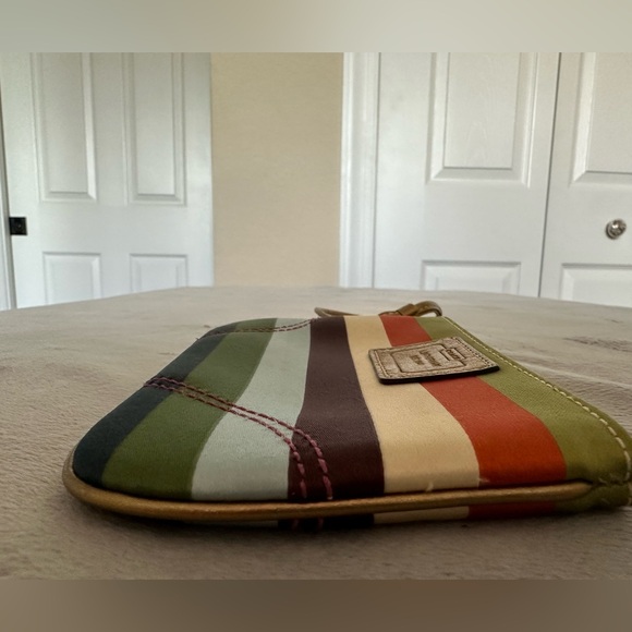 Coach Multicolor Striped Wristlet - Picture 5 of 7